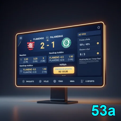 Tela de login oficial 53a com verificação segura