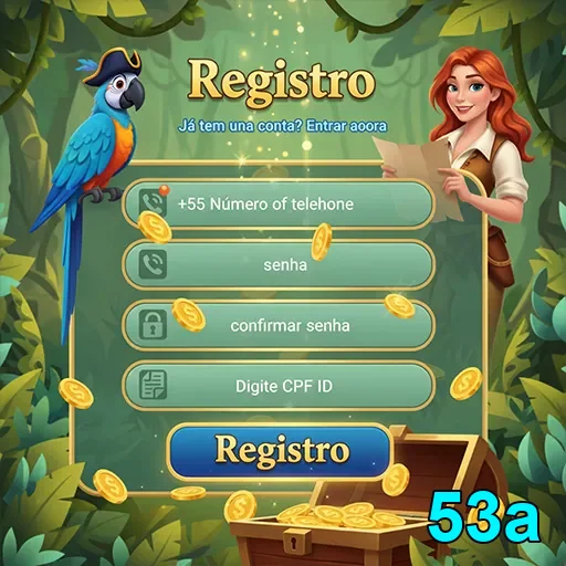 Login seguro da 53a no celular com acesso rápido